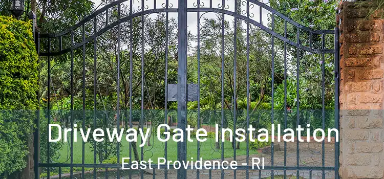 Driveway Gate Installation East Providence - RI